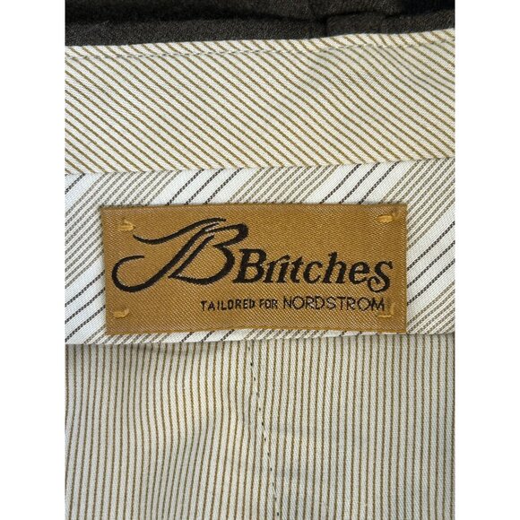 JB Britches Men's Torino Wool Cashmere Dress Slacks in Bark - Sz 34R - Picture 3 of 5